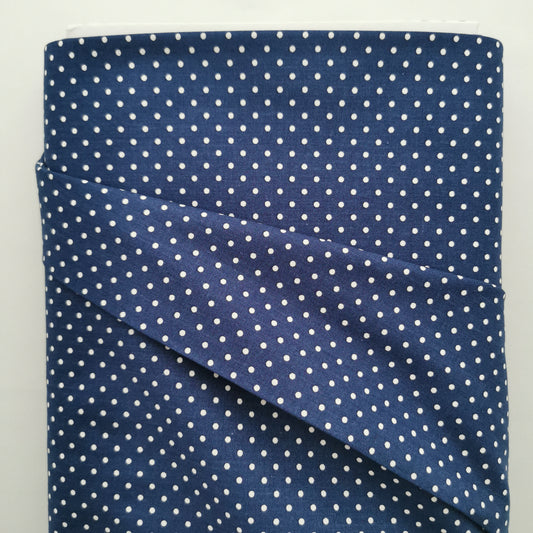 Swiss dot navy