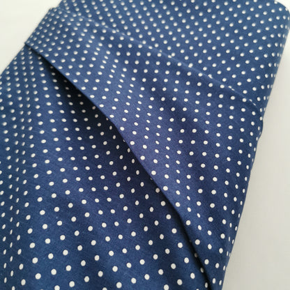 Swiss dot navy
